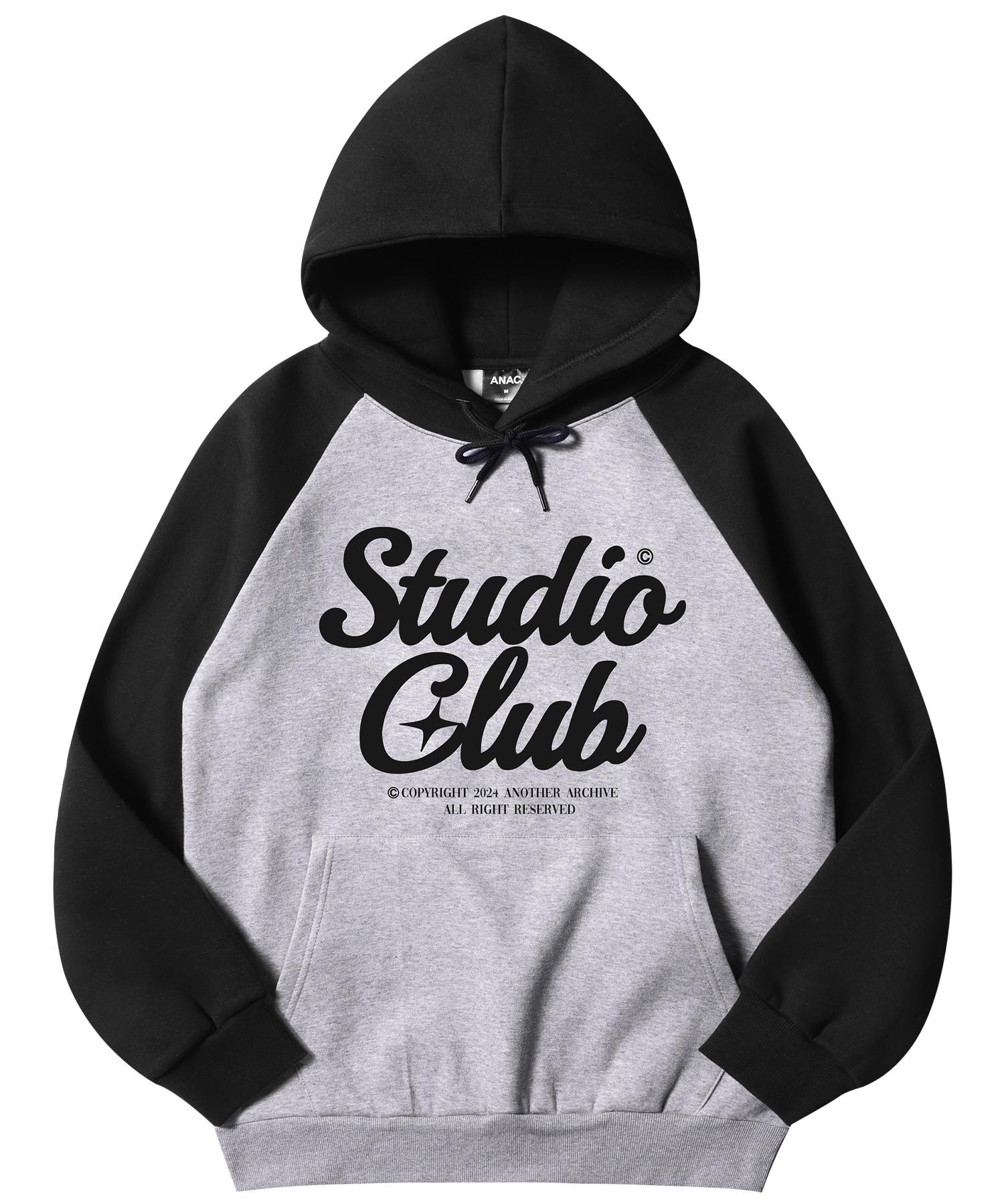 Худи с рукавом реглан из архива Studio Club_Серый Gray/M