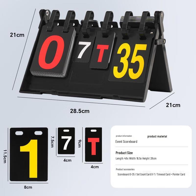 Jundingying 35-Digit Tabletop Flip Scoreboard