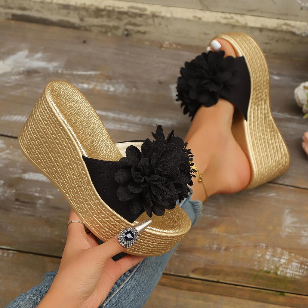 Fashion Summer Anti-slip Wedge Sandals Women 2025 New Summer designer Shoes Roman Fashion Sandals Bottom Casual Beach Sandals Women