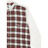 Palace SS23 Spring Collection Plaid Contrast Collar Long Sleeve Shirt Unisex Tops Off-White PLC23006