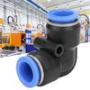 10 Stück Kunststoff Gleichschenkliger Winkel Schnellkupplung Pneumatik Luftschlauch Rohr Push-Fit PV 12 (12 mm)