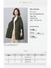 Women's Mid-Length Hooded Trench Coat, Spring/Autumn 2024: Pure Cotton, Long-Sleeve, Casual Workwear, Slimming Plus Size.