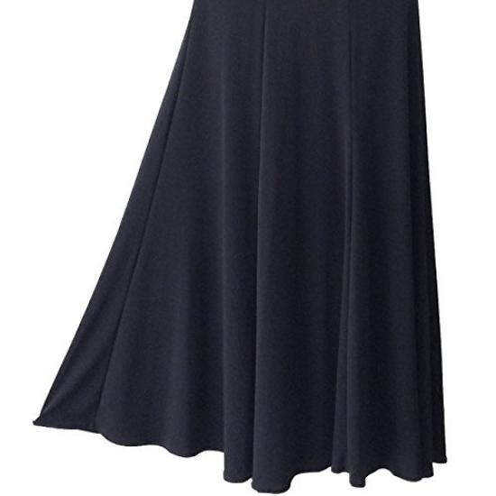 Bourree Long Chorus Flared Available in 4 Lengths Skirt, Black, Costume, Skirt, (M-L, 105cm)