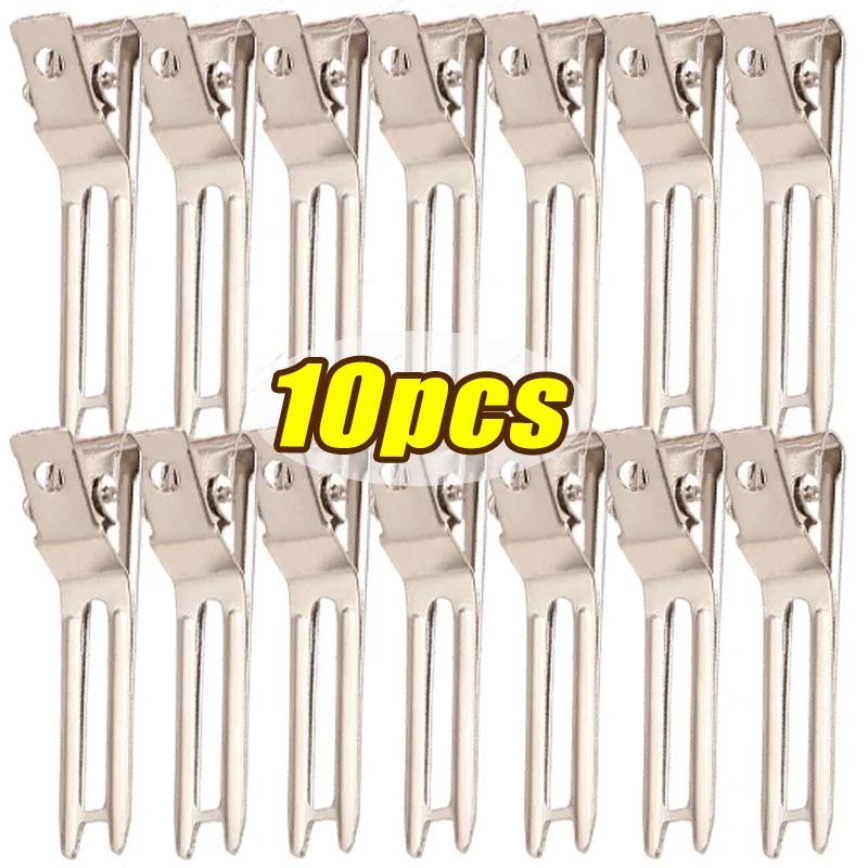 10/30pcs Double Prong No Crease Hair Clips Korean No Crease Design Fluffy Partitioning Bangs Fixer Styling Tool Unisex