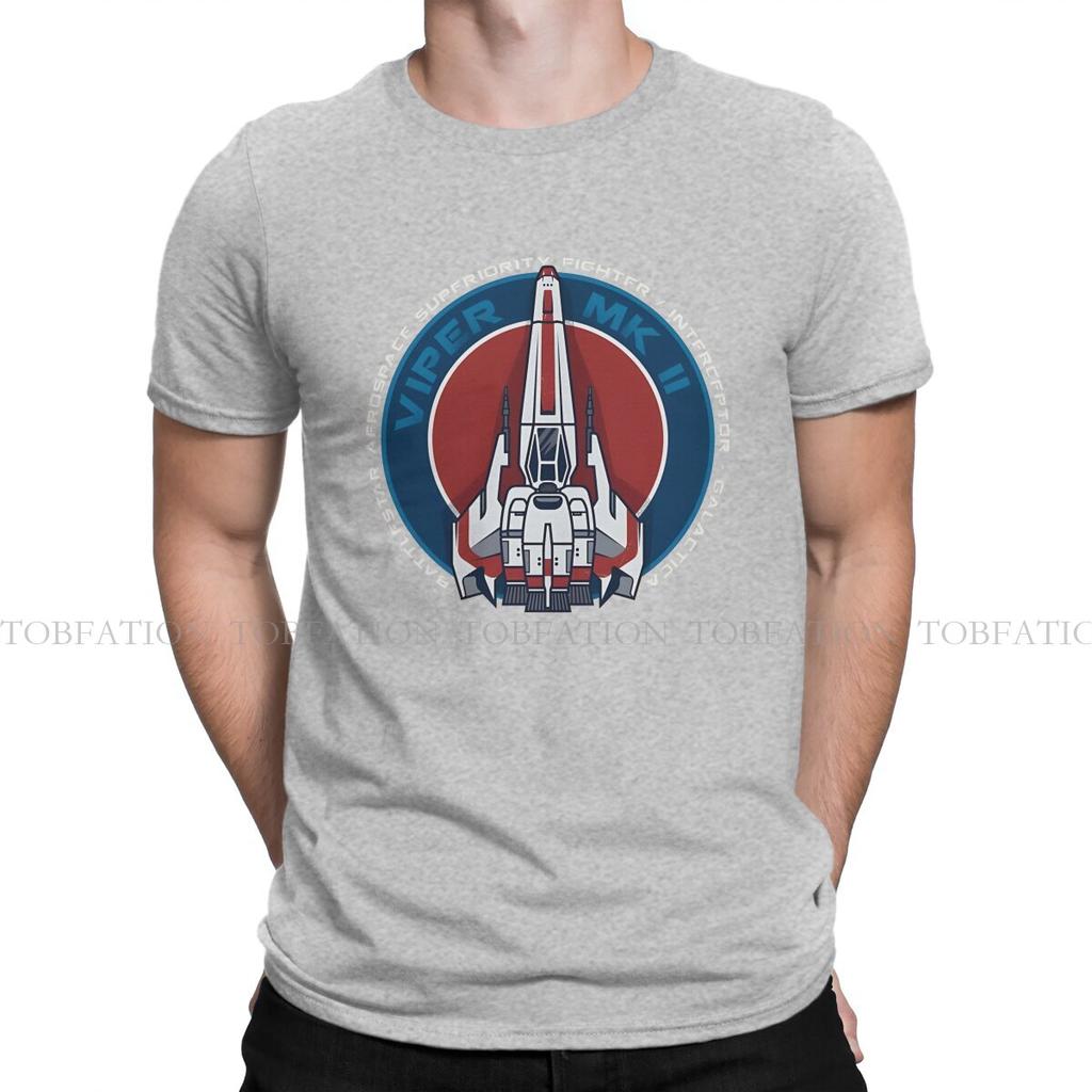 Battlestar Galactica Viper Mkii Tshirt Graphic Unisex Tops Vintage Goth Summer Streetwear 100 Cotton T Shirt