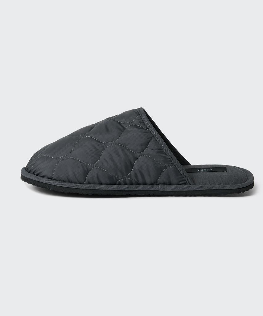 Musinsa Standard Onion Quilted Room Shoes [Charcoal Gray]