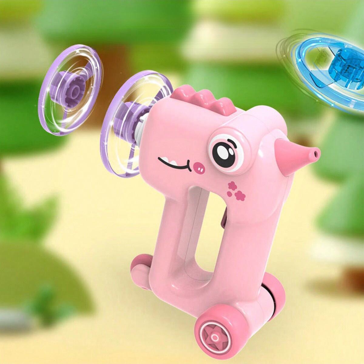 Светящийся Гироскоп Динозавр Транспортное средство Свисток Веселый Выбрасывающий Летающая Игрушка Вращающийся Гироскоп Машинка Игрушка для Детей Мальчиков Детей