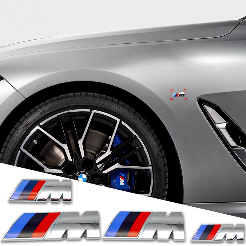 ABS 3D Car Fender Side Emblem Rear Trunk Badge M Logo Sticker For BM M M3 M5 M6 X3 E46 E90 F30 G20 E36 E34 X6 G20 Accessories