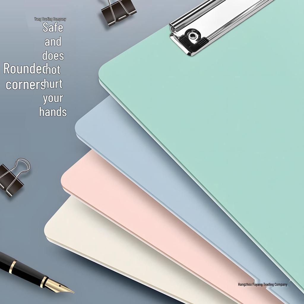 Hardboard Clipboard with Writing Pad and Paper Clip for Office Supplies