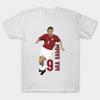 Camiseta Preta Estampada Masculina Mia Hamm Ilustração Vetorial, Design Premium Mia Hamm Impressão em Papel de Transferência Sem Corte Camiseta de Algodão