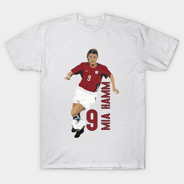 Men Black Print T-shirt Mia Hamm Vector Illustration, Mia Hamm Premium Design No-Cut Transfer Paper Print Cotton Tshirt 2XL белый