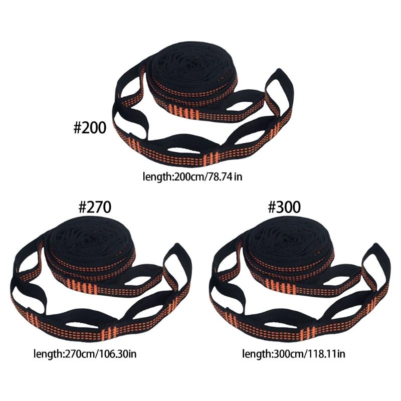 Weatherproofs Hammock Suspension System Nylon Straps Easy Setups Storage Bag Included for Hammock