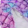 Mermaid Sleeping Blanket Wearable Flannel Mermaid Tail Blanket All Seasons 50x145cm  Kids Adults Comfortable Snuggle Blanket