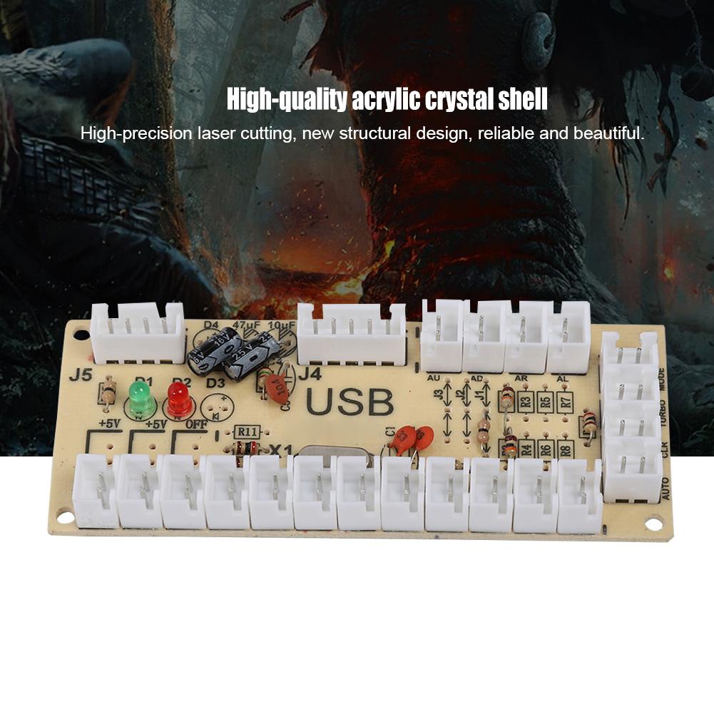 CY 822A DIY Arcade-Spielknopf und Joystick Einzel-Rocker-Set für Raspberry Pi PC-Spielmaschine