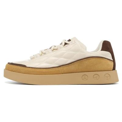 1990 Classic Series Wind Bell 3 Comfortable Durable Lightweight Low-Top Skate Shoes Women Sneaker Beige ALHT074-4