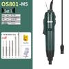 Oushen 801800 Electric Screwdriver Set with High-Quality Motor and Straight Handle for Household Use