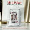 Waterproof PVC Cards, Mini Poker Set, Gold Foil Playing Cards, Pet-Themed Poker, Black Luxury Cards, Men's Gift Idea, Party Game