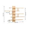 Wooden Wall Shelf For Displaying Dolls And Figures Storage Solution With Natural Aesthetic Multi Tiers Rack