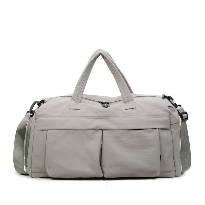 

Дорожная сумка Большая вместимость Разделение сухого и влажного Хранение для деловой поездки Багажная сумка для коротких поездок Легкий спортивный багаж Сумка для фитнеса серый