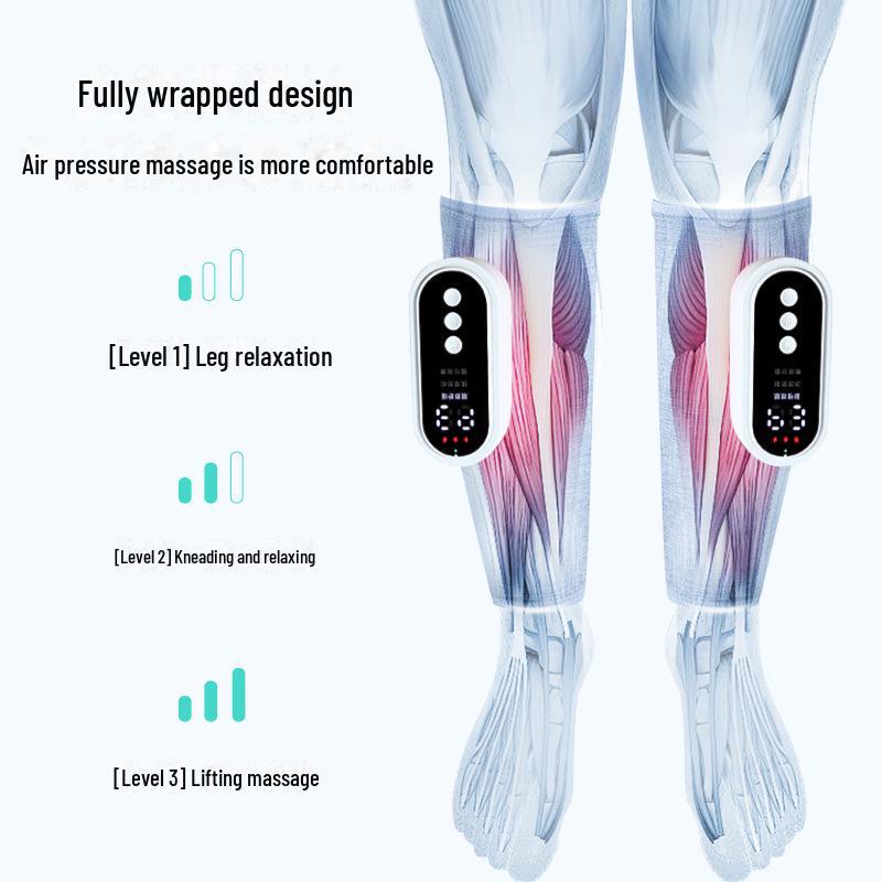 Smart Electric Leg & Calf Massager with Heat Therapy