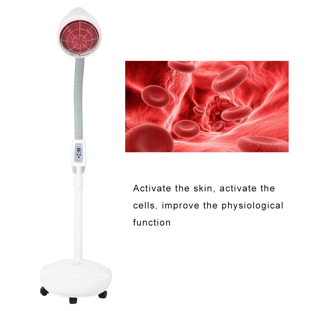 275W Floor Stand Type Infrared Heat Lamp Therapy Pain Relief Machine