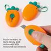 Portable mini art knife, cute fruit shaped hand account paper cutting knife, express gift unboxing knife, with chain accessories