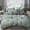 Palm Leaf Comforter Cover Black and White Bedding Set for Kids Teens Adult Women, Leaves Duvet Covers Reversible Quilt Cover Set