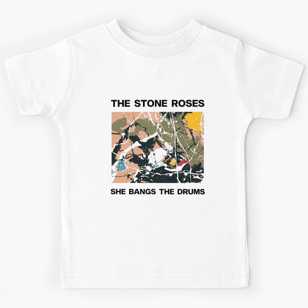 Stone Roses Merch The Stone Roses SHE BANGS THE DRUMS Kids T-Shirt 110