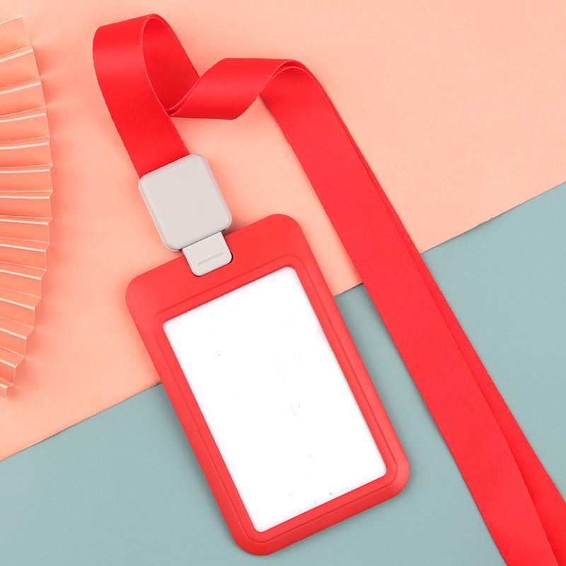 Удобный держатель для карт с выдвижной катушкой для бейджа Персонал компании Больница Доктор Медсестра Рабочий держатель для карт красный