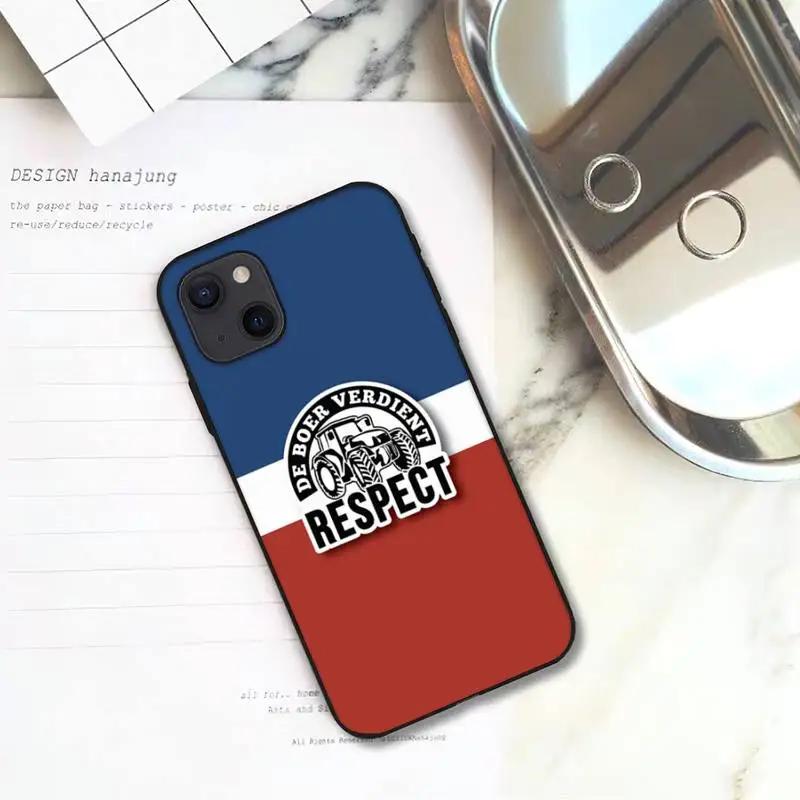 No Farmers No Food Trots Op De Boer Phone Case For iPhone 11 12 Mini 13 14 Pro XS Max X 8 7 6s Plus 5 SE XR Shell