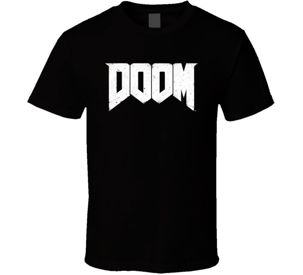 

Doom Logo Games Playing Hot Sell T Shirt Mens Womens Tees Top 3XL