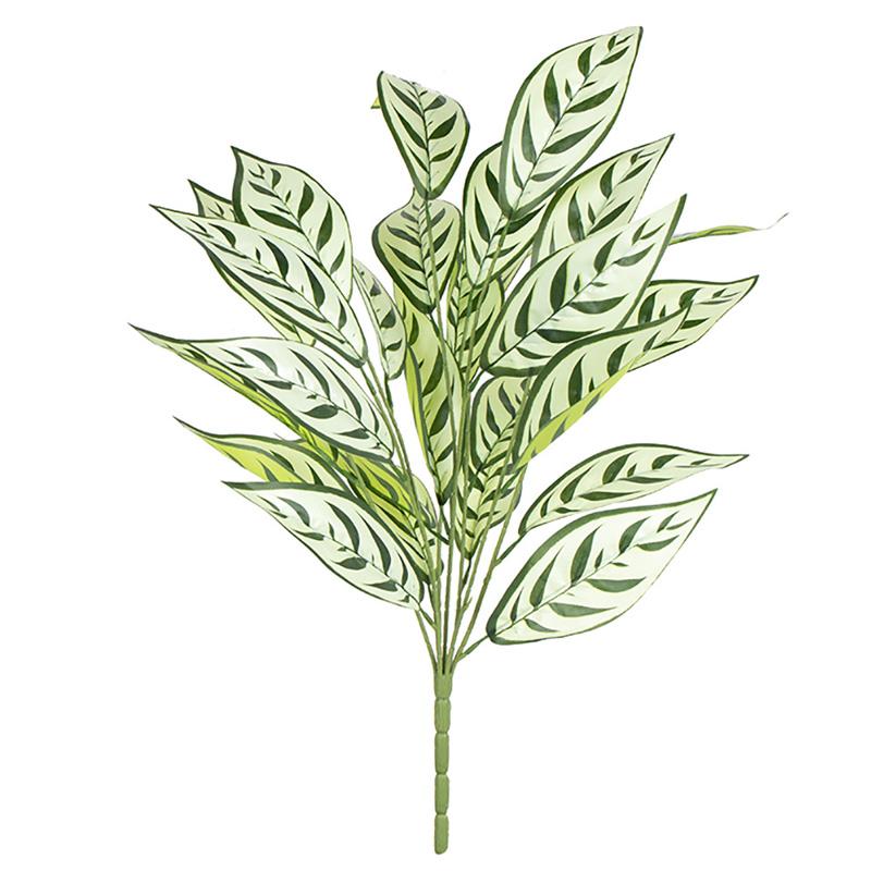 

1 шт. Лист зебры Большие пластиковые листья Реалистичные Тропическое дерево Домашний декор 26 листьев Искусственные растения магнолии 70 см