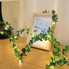 LED Ivy Leaf String Lights with Realistic Vines Decorative Fairy Lights Battery Powered Mood Lighting for Home Wedding Bedroom Holiday Patio Decor