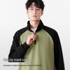 MINISO Men's Casual Half-Zip Pullover Sweatshirt