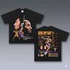 Kobe Bryant Vintage Graphic T-Shirt Retro Mamba Career Stats Art Tee Two Sided