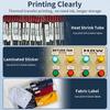 Mini Industrial Printer Print Tube Adhesive Label Satin Ribbon Fabric Label Portable Handheld Label Maker
