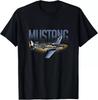 New Limited American Classics P51 Mustang World War II Military Airplane T-Shirt Unisex T-Shirt