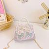 Chinese Style Girl Princess Butterfly Pearl Handbag With Chain Crossbody For Kids Fashion Accessories