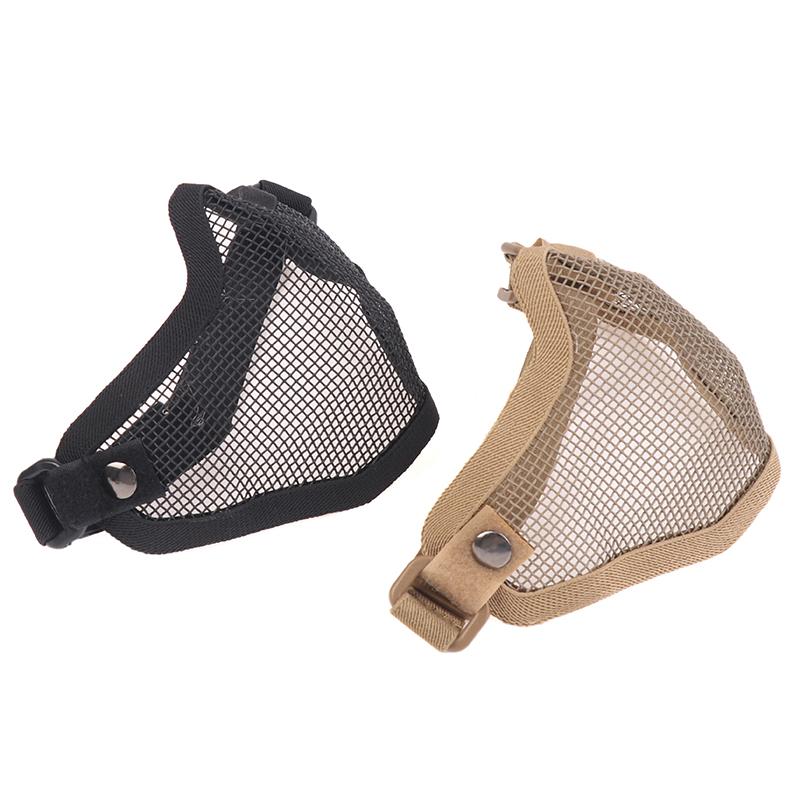Airsoft Tactical Mask For Outdoor Hunting, Protective Mesh Mask, Bb Gun Shooting Accessories