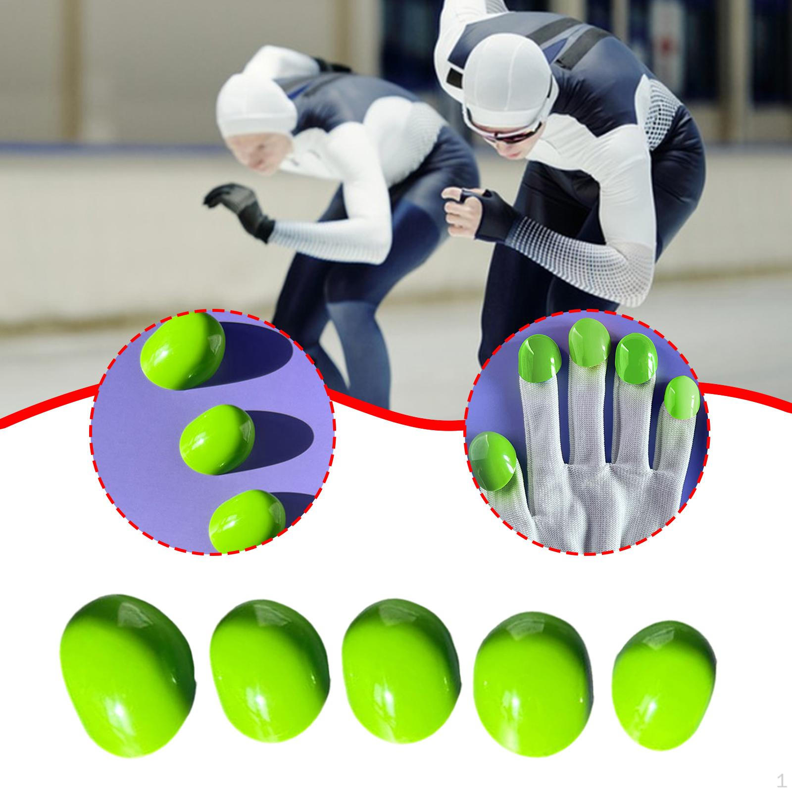 

5 штук Пряжки для пальцев для катания на коньках Клипсы для шорт-трека