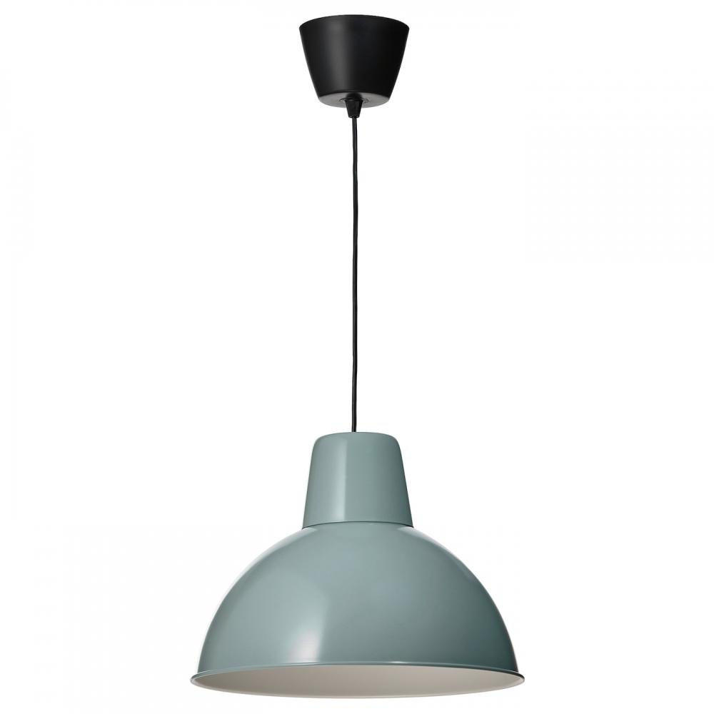 

IKEA SKURUP pendant lamp turquoise 38 cm