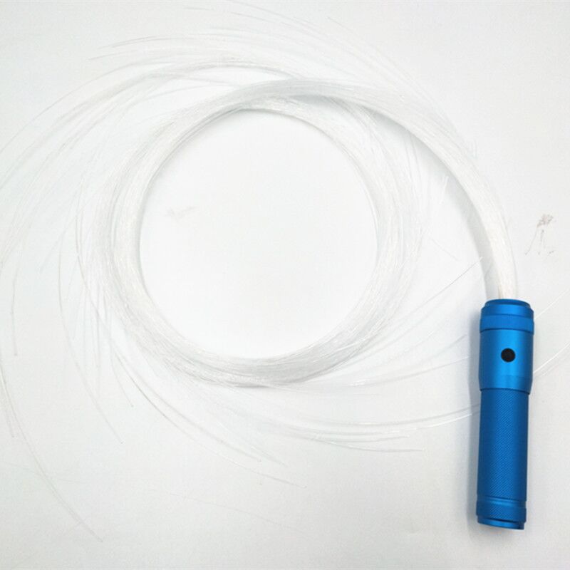 Rechargeable LED Fiber Optic Whip Pixel Light-up Whips Light Flow Toy Perfect for Dance Parties Light Shows Rave EDM Music Show