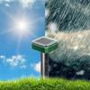 4 Pack Solar Powered Ultrasonic Snake Repeller  Electronic Pest Repeller for Snake   Mosquito  Waterproof Outdoor Deterrent for Garden Yard Farm