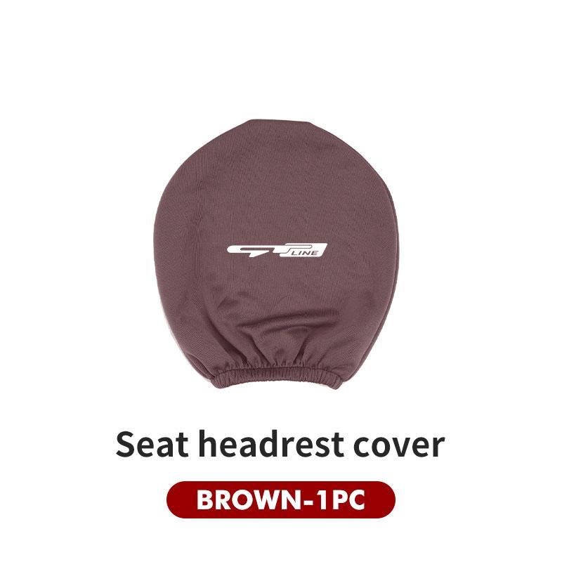 ABCDGC1 Car Seat Headrest Anti-Dirty Elastic Pillow Protective Cover For KIA K5 K2 Optima Soul Spectra Niro Cadenza Sephia Carens