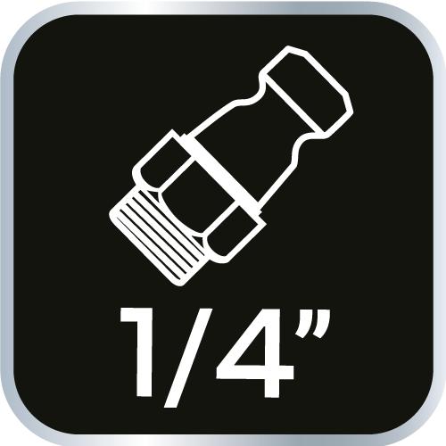 Pneumatic straight grinder, 1/4";1/8" - 6 mm/3 mm, 25,000 rpm