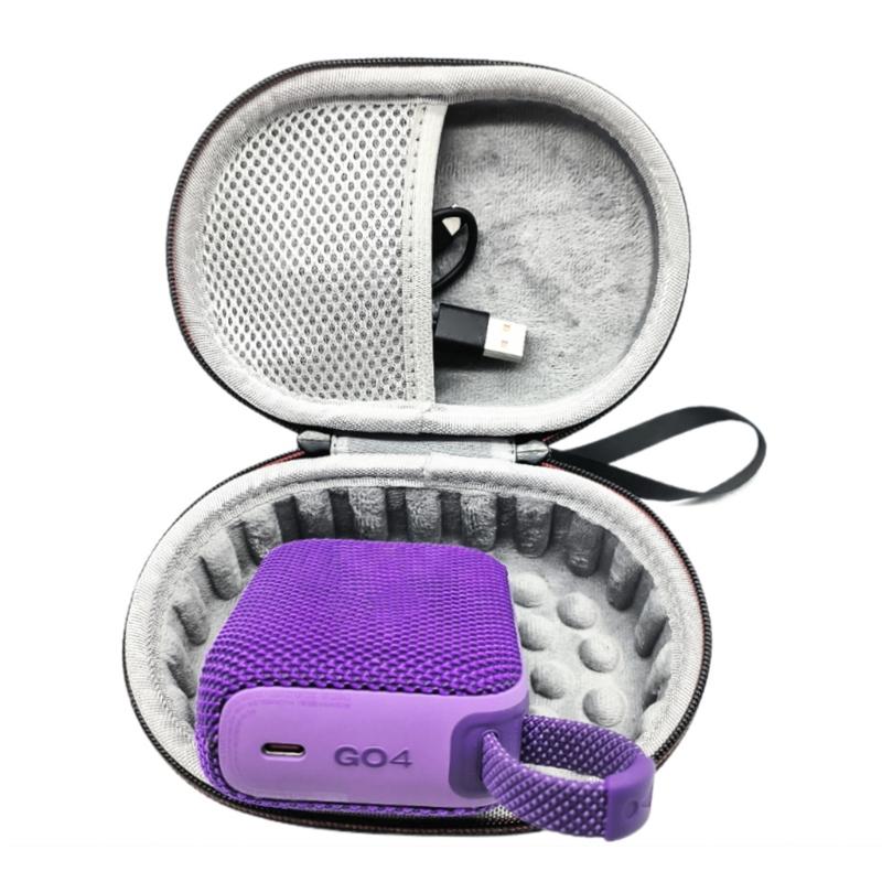 Protective Storage Bag Carrying Case Convenient and Style Bag Portable Speaker Hold Lightweight Storage Case for GO4