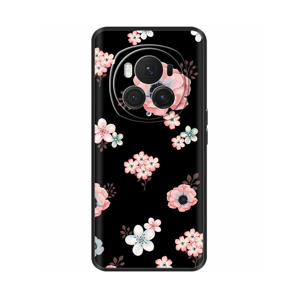 For Honor Magic6 Pro 5G Case Back Cover For Honor Magic6 5G Soft Black Silicone Fashion Phone Case For Magic 6 Pro Coque Fundas