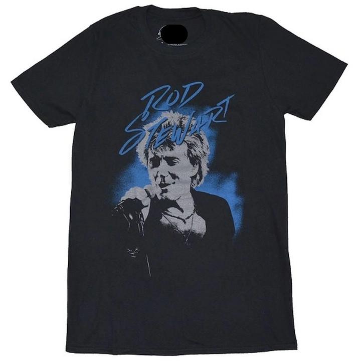 Rod Stewart Scribble Cotton Photo Print TShirt Unisex T-Shirt XXXXL