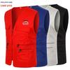 Custom Logo Multi-Pocket Vest for Photography and Volunteer Work