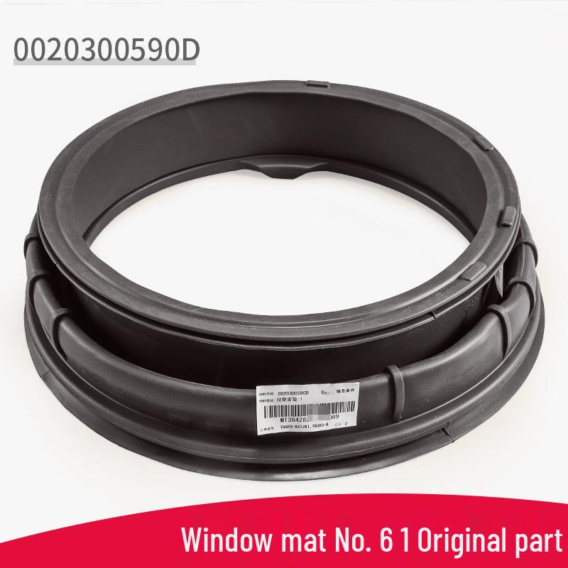 Drum Washing Machine Door Seal Gasket & Window Pad Replacement Set